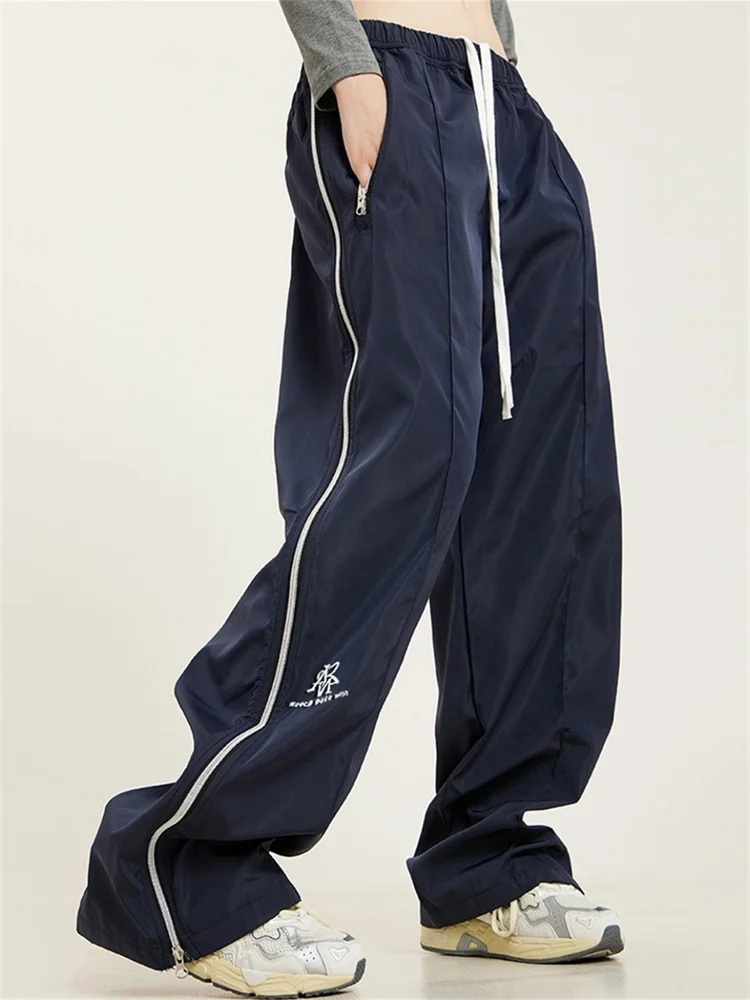 QWEEK Y2K Vintage Navy Joggers Sweatpants Women Hip Hop Streetwear Cargo Pants Oversized Retro Harajuku Wide Leg Track Trousers
QWEEK Y2K Vintage Navy Joggers Sweatpants Women Hip Hop Streetwear Cargo Pants Oversized Retro Harajuku Wide Leg Track Trousers