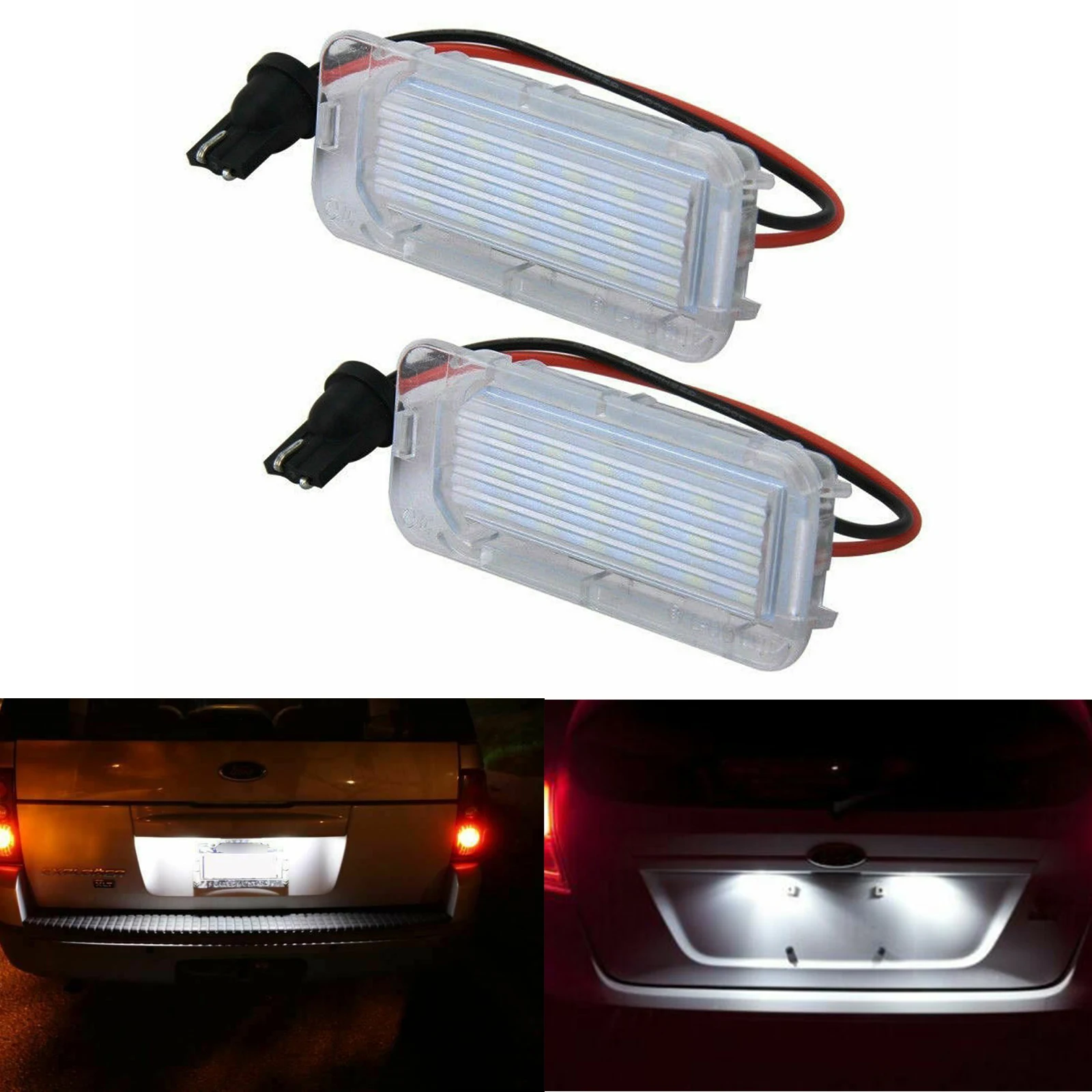 8-30v LED License Plate Light Car Truck License Number Plate Light For Ford Focus 3 C MAX Mondeo 4 Galaxy KUGA 7903 Fiesta
8-30v LED License Plate Light Car Truck License Number Plate Light For Ford Focus 3 C MAX Mondeo 4 Galaxy KUGA 7903 Fiesta