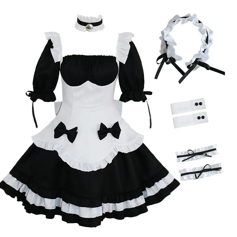 Halloween Black and White Sexy Maid Costume Cosplay Female Big Brother Binary Maid Uniform Set Nightclub Party Cafe Maid
Halloween Black and White Sexy Maid Costume Cosplay Female Big Brother Binary Maid Uniform Set Nightclub Party Cafe Maid