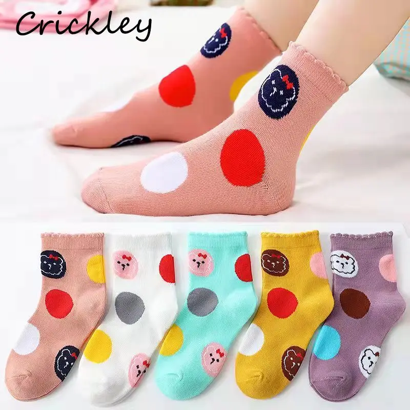 5pairs/lot Children's Socks Cartoon Dot Dinosaur Toddler Girls Boys Fun Socks Spring Autumn Breathable Kids Short Socks 1-12T
5pairs/lot Children's Socks Cartoon Dot Dinosaur Toddler Girls Boys Fun Socks Spring Autumn Breathable Kids Short Socks 1-12T