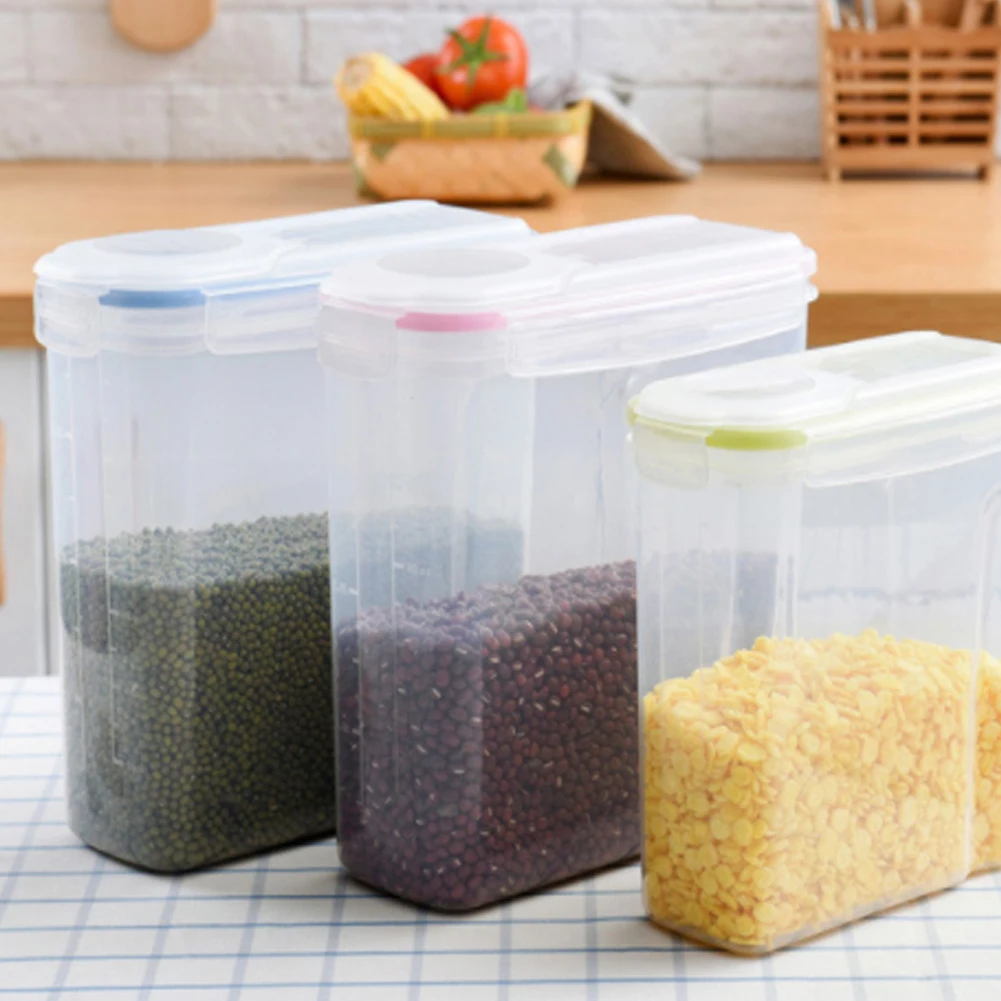 2.5/4L Food Storage Container Plastic Kitchen Refrigerator Noodle Box Multigrain Storage Tank Transparent Sealed Can for Kitchen
2.5/4L Food Storage Container Plastic Kitchen Refrigerator Noodle Box Multigrain Storage Tank Transparent Sealed Can for Kitchen