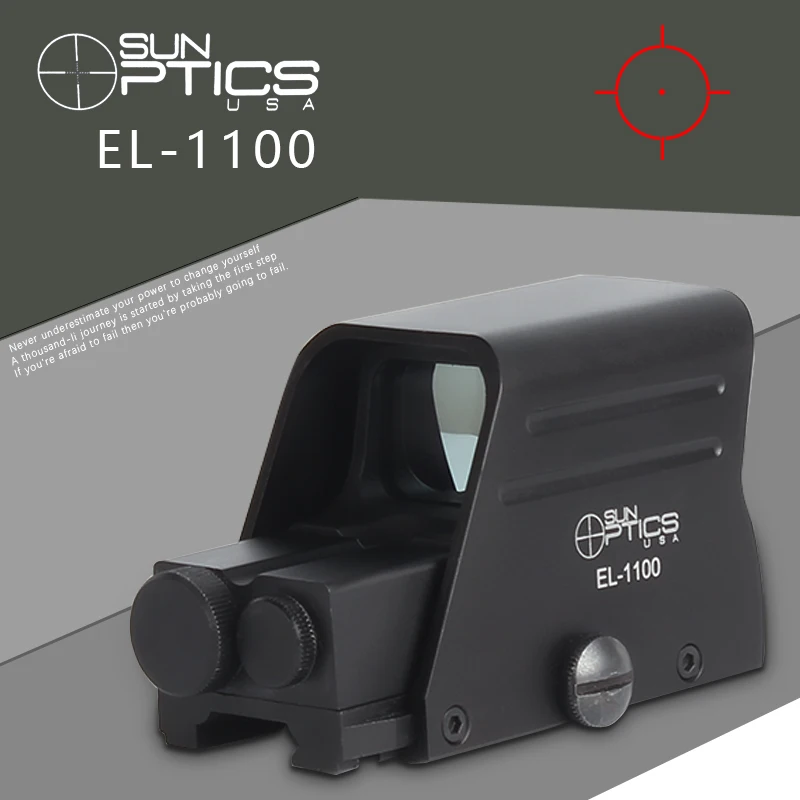 EL-1100 Holographic Reflex Red Green Dot Sight Spike Matt Black Tactical Outdoor Hunting Sight Scope Brightness Adjustable
EL-1100 Holographic Reflex Red Green Dot Sight Spike Matt Black Tactical Outdoor Hunting Sight Scope Brightness Adjustable