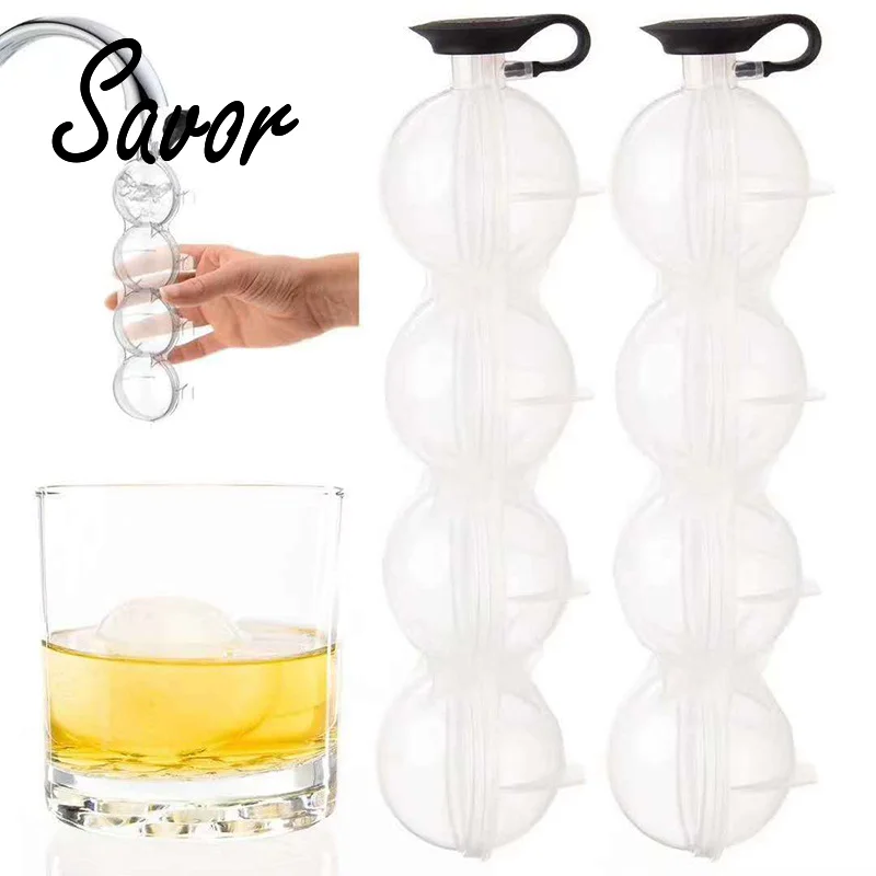 4 Hole Ice Cube Makers Round Ice Hockey Mold Whisky Cocktail Vodka Ball Ice Mould Bar Party Kitchen Ice Box Ice Cream Maker Tool
4 Hole Ice Cube Makers Round Ice Hockey Mold Whisky Cocktail Vodka Ball Ice Mould Bar Party Kitchen Ice Box Ice Cream Maker Tool