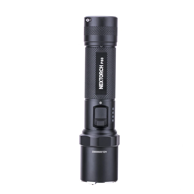 

NEXTORCH P80 P9 LED 1300 Lumens Mini EDC Flashlight 4 Modes USB Type-C Rechargeable IPX7 Waterproof 18650 Pocket Tactical Torch