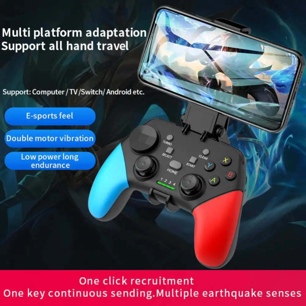 2.4G Wireless Game Console With USB Receiver Holder WIFI Gamepad For Switch PC Computer Gaming Handle Joystick Controllers
2.4G Wireless Game Console With USB Receiver Holder WIFI Gamepad For Switch PC Computer Gaming Handle Joystick Controllers