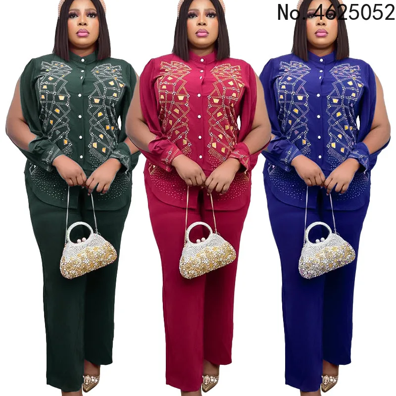 Африканская одежда весна-осень Африканские женщины с длинным рукавом красный зеленый синий комплект из двух предметов топ + длинные брюки а...
Африканская одежда весна-осень Африканские женщины с длинным рукавом красный зеленый синий комплект из двух предметов топ + длинные брюки а...