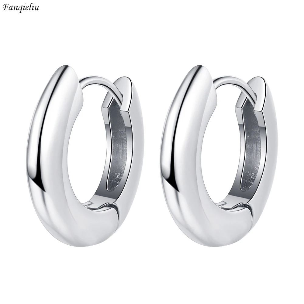 Fanqieliu Solid 925 Silver Needle Hoop Earrings For Women Trendy Jewelry Girl Gift New FQL23102
Fanqieliu Solid 925 Silver Needle Hoop Earrings For Women Trendy Jewelry Girl Gift New FQL23102