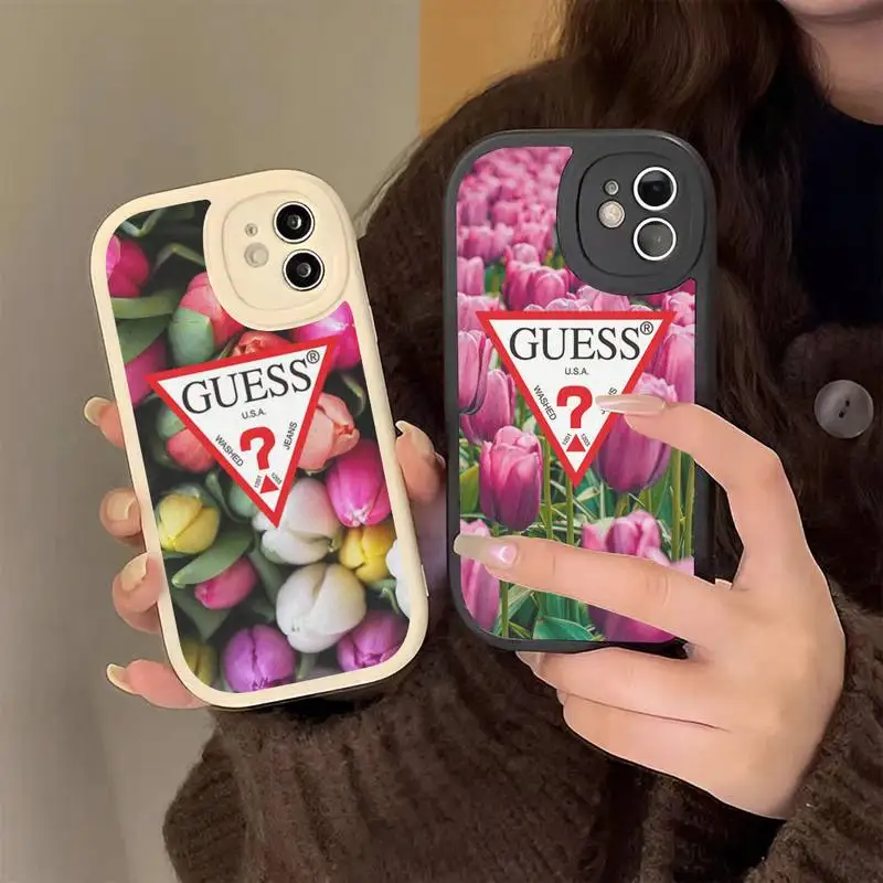 Brand Guess Tulip Flower Phone Case Hard Leather Phone Case for iPhone 11 12 13 Pro Max 8 7 Plus X XR XS Coque
Brand Guess Tulip Flower Phone Case Hard Leather Phone Case for iPhone 11 12 13 Pro Max 8 7 Plus X XR XS Coque