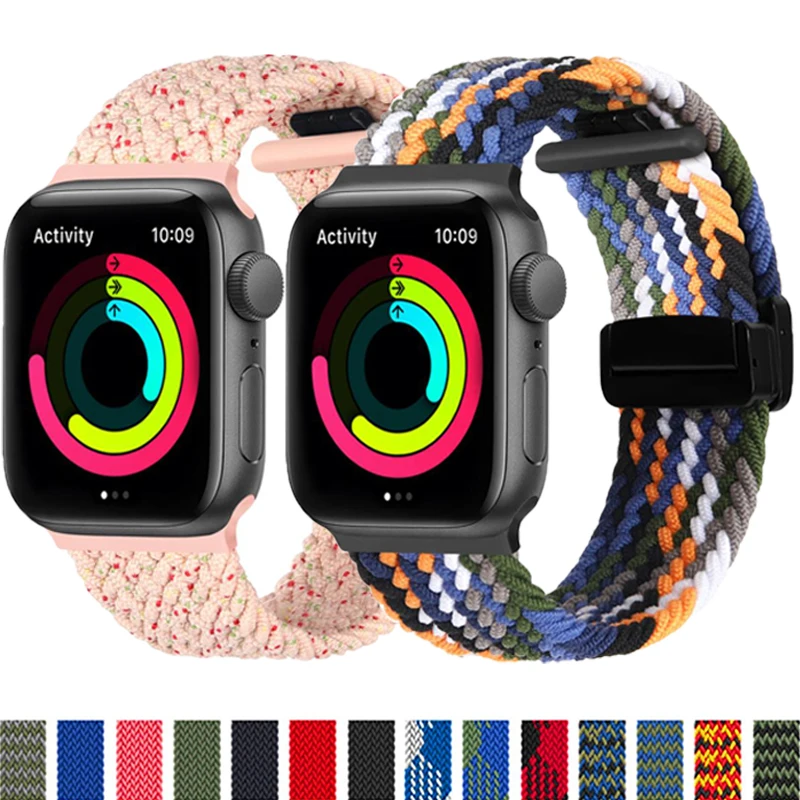 Braided solo loop For Apple watch band 44mm 45mm 42mm 41mm 40 44 mm correa bracelet iWatch series 8 5 3 se 6 7 Ultra 49mm strap
Braided solo loop For Apple watch band 44mm 45mm 42mm 41mm 40 44 mm correa bracelet iWatch series 8 5 3 se 6 7 Ultra 49mm strap