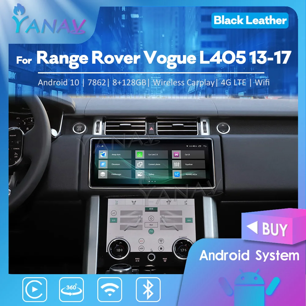 8+128GB Black Leather Android Unit For Range Rover Vogue L405 2013-2017 Auto Stereo Car Radio Multimedia Player GPS Navigation
8+128GB Black Leather Android Unit For Range Rover Vogue L405 2013-2017 Auto Stereo Car Radio Multimedia Player GPS Navigation