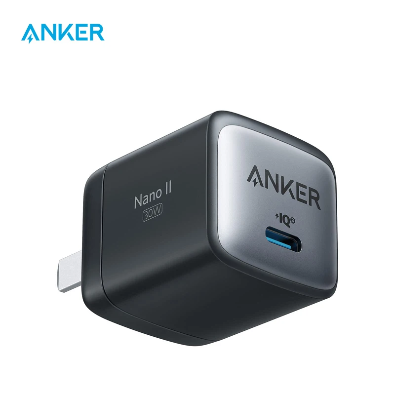 Anker USB C Charger Nano II 65W 45W 30WFast Compact Foldable Mini Travel Phone Chargers GaN PPS for MacBook Pro/Air Galaxy S20
Anker USB C Charger Nano II 65W 45W 30WFast Compact Foldable Mini Travel Phone Chargers GaN PPS for MacBook Pro/Air Galaxy S20
