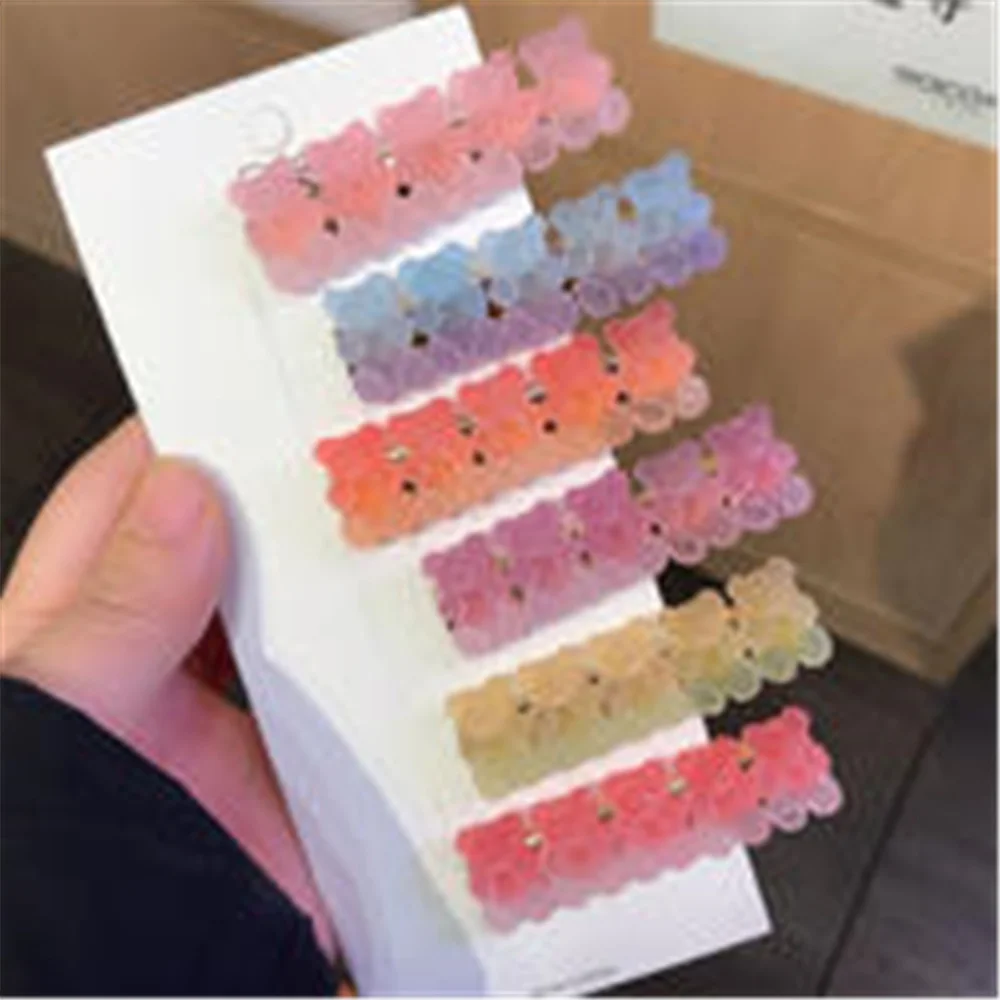 Soft Sweets Bears Hair Clips Barrettes Colored Bear Hairpin Women Girls Hairgrips Pins Hair Band Acccessories Hair Pins
Soft Sweets Bears Hair Clips Barrettes Colored Bear Hairpin Women Girls Hairgrips Pins Hair Band Acccessories Hair Pins