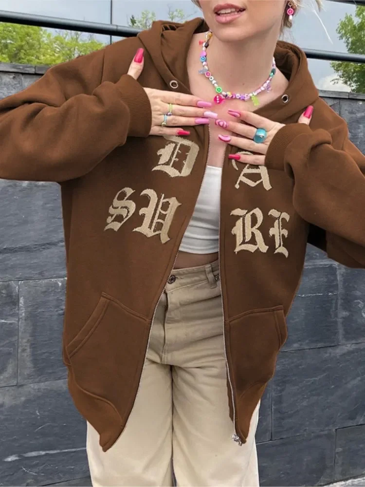 Новинка 2023 однотонный коричневый свитер с длинным рукавом Ультра-Далянь с капюшоном Женская Корейская толстовка на молнии Женская Повседн...
Новинка 2023 однотонный коричневый свитер с длинным рукавом Ультра-Далянь с капюшоном Женская Корейская толстовка на молнии Женская Повседн...