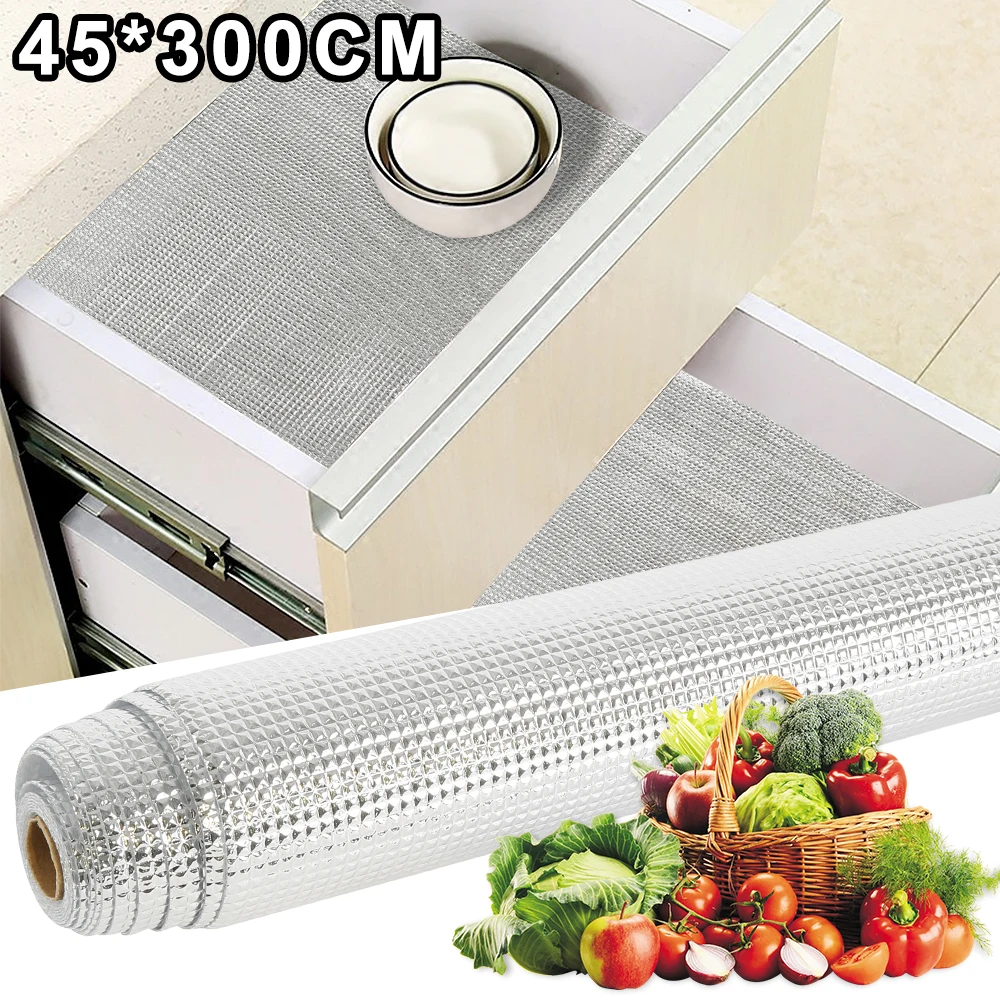 1 Roll Kitchen Sticker Table Mat Drawers Cabinet Shelf Liners Cupboard Placemat Waterproof Oil proof Shoes Cabinet Mat
1 Roll Kitchen Sticker Table Mat Drawers Cabinet Shelf Liners Cupboard Placemat Waterproof Oil proof Shoes Cabinet Mat