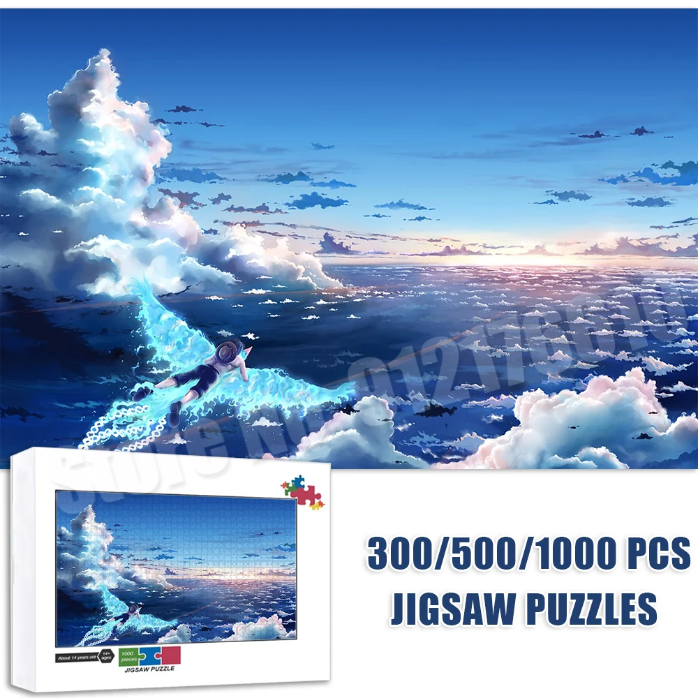 One Pieces Anime Sky Ocean Cloud Landscape 300/500/1000 Pieces Jigsaw Puzzle Assembled Puzzle Educational DIY Toy Games Gifts
One Pieces Anime Sky Ocean Cloud Landscape 300/500/1000 Pieces Jigsaw Puzzle Assembled Puzzle Educational DIY Toy Games Gifts