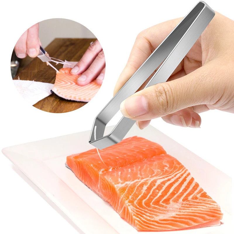 Fish Bone Tweezers Stainless Steel Pincer Clip Hair Remover Pliers Tongs Seafood Fish Bone Plucking Clamp Puller Kitchen Tools
Fish Bone Tweezers Stainless Steel Pincer Clip Hair Remover Pliers Tongs Seafood Fish Bone Plucking Clamp Puller Kitchen Tools