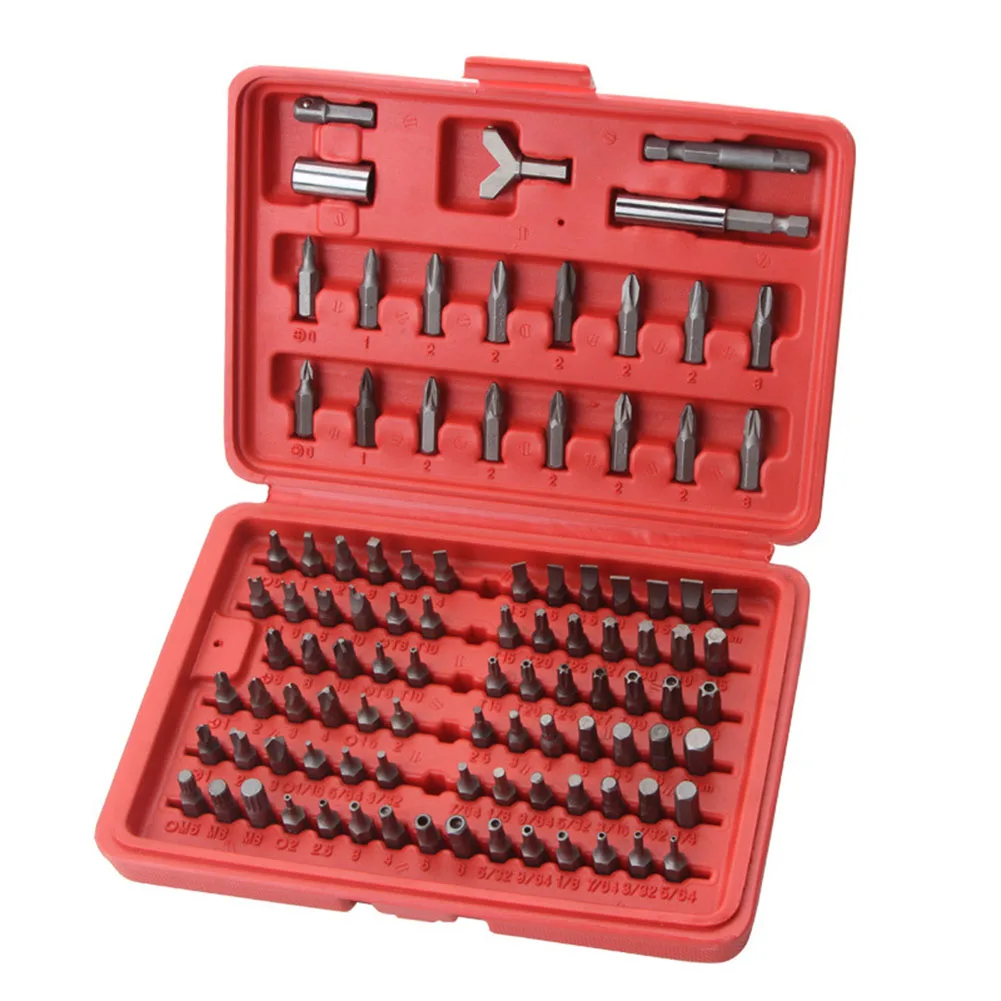 Набор отверток, 100 шт., включает в себя Torx/cross/Hex/Star/Torq/Tri-wing/wrench для всех инструментов, набор ручных инструментов для ремонта
Набор отверток, 100 шт., включает в себя Torx/cross/Hex/Star/Torq/Tri-wing/wrench для всех инструментов, набор ручных инструментов для ремонта