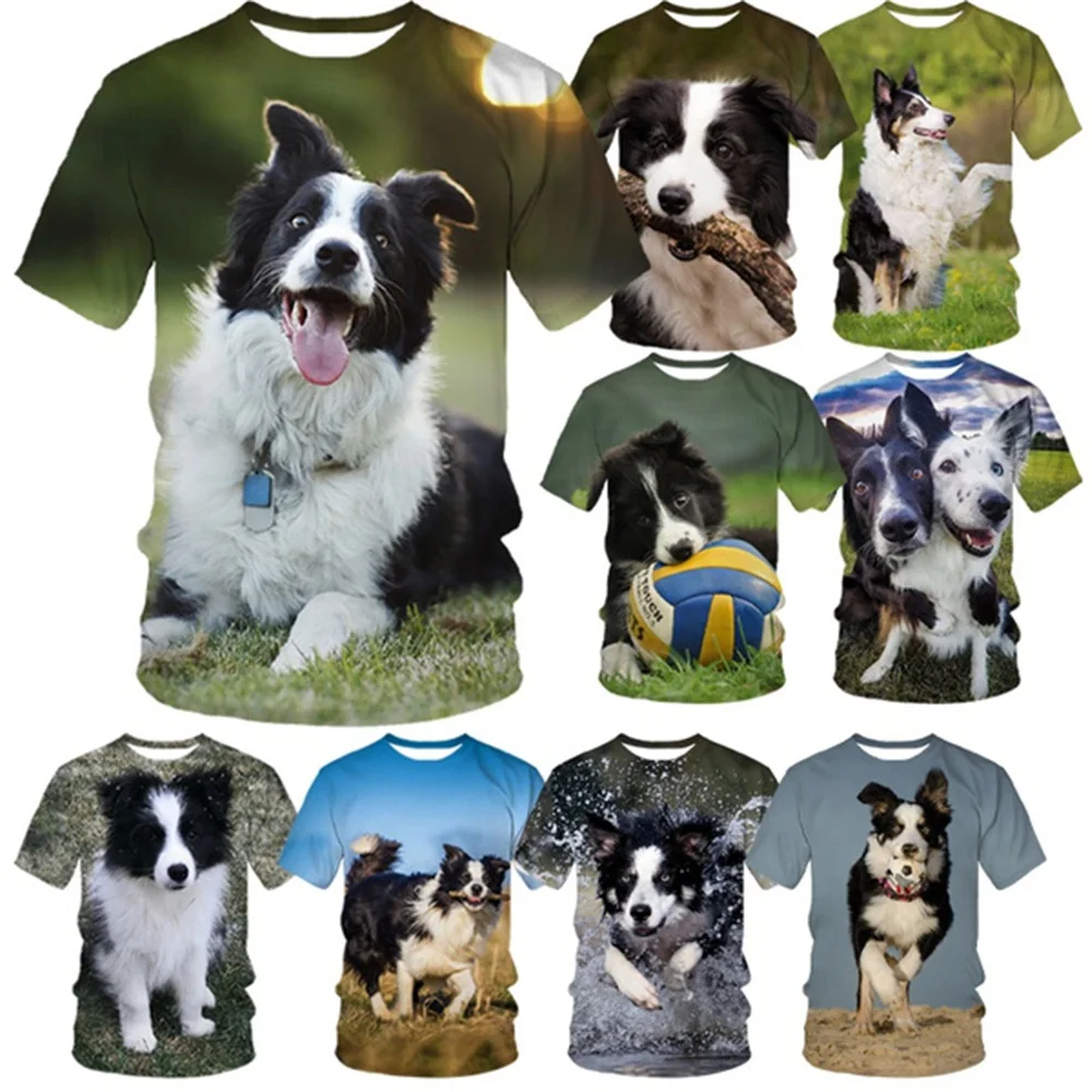 3DT-Unisex Cute Dog Printed Tops Border Collie 3D T Shirt Casual Wear Sports Tee Round Neck Short Sleeve
3DT-Unisex Cute Dog Printed Tops Border Collie 3D T Shirt Casual Wear Sports Tee Round Neck Short Sleeve