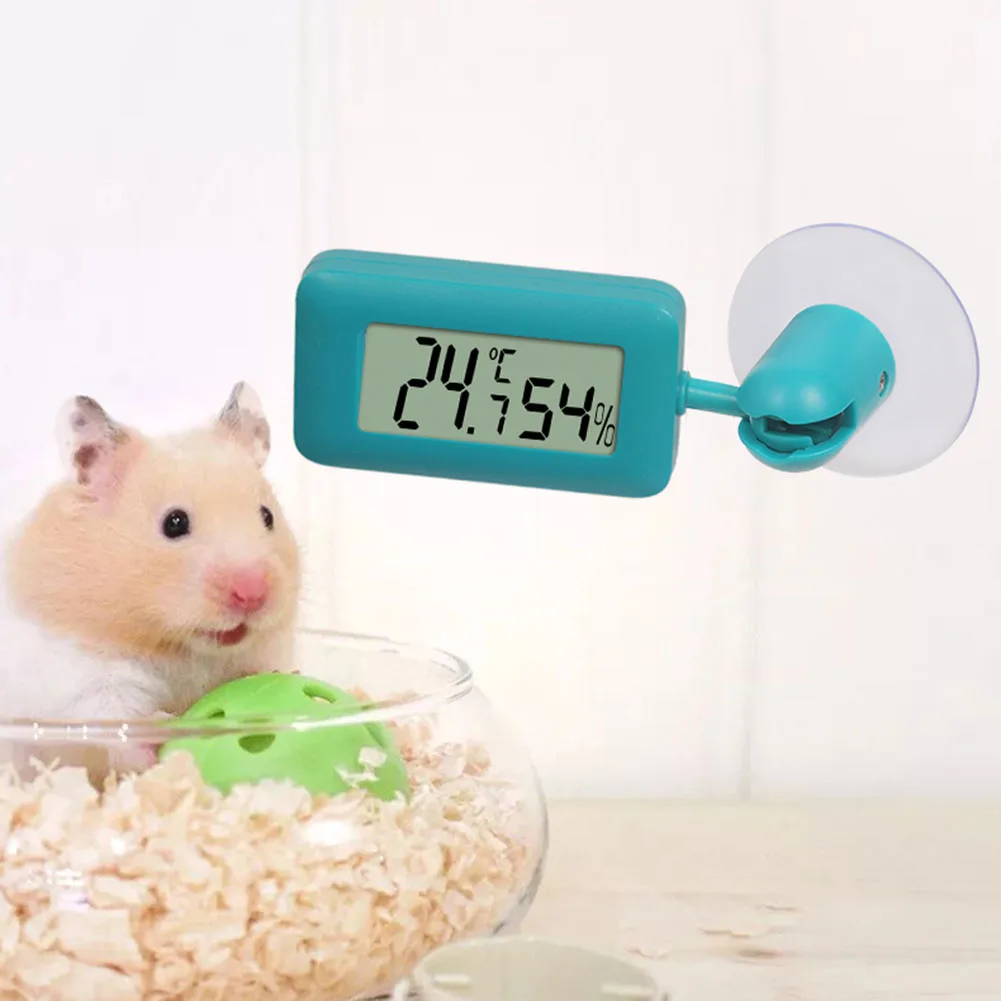 Mini Digital Reptile Thermometer 360 Degree Rotating Luminous Suction Cup Hygrometer for Lizards Snakes Spiders
Mini Digital Reptile Thermometer 360 Degree Rotating Luminous Suction Cup Hygrometer for Lizards Snakes Spiders