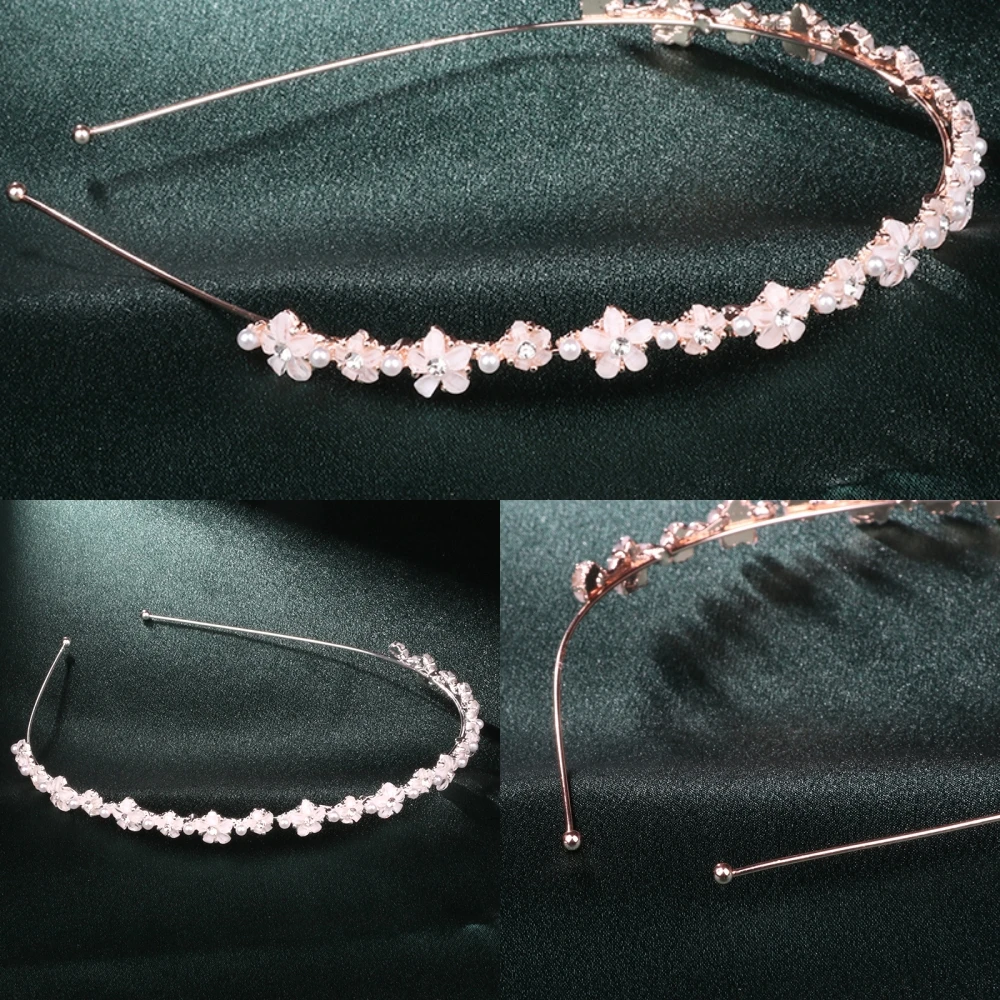 Bridal Headwear Handmade Acrylic Flower Headband Simulated Pearl Wedding Headdress Fashion Crown Women's Party Gift HairBand
Bridal Headwear Handmade Acrylic Flower Headband Simulated Pearl Wedding Headdress Fashion Crown Women's Party Gift HairBand