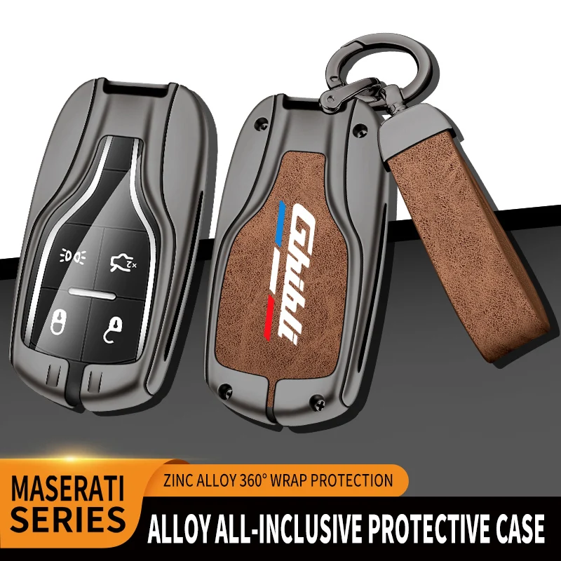 Car Zinc Alloy Key Case Bag Car Key Chain Metal Key Shell For Maserati Ghibli Levante MC20 Quattroporte GT GranCabrio Granturism
Car Zinc Alloy Key Case Bag Car Key Chain Metal Key Shell For Maserati Ghibli Levante MC20 Quattroporte GT GranCabrio Granturism