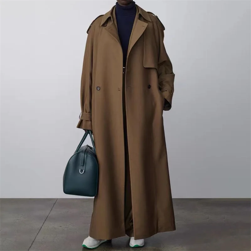 Women's trench coat 2023 Autumn New Korean Fashion Belt Slim mohair Long outerwears High Quality Polo Collar Long Sleeve top y2k
Women's trench coat 2023 Autumn New Korean Fashion Belt Slim mohair Long outerwears High Quality Polo Collar Long Sleeve top y2k