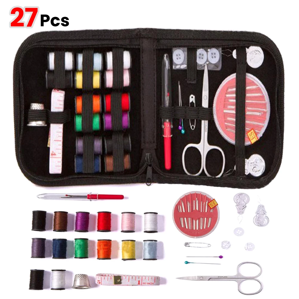 Sewing Box Set 27Pcs DIY Multifunctional Combination Portable Sewing Hand Sewing Embroidery Tools Home Sewing Accessories
Sewing Box Set 27Pcs DIY Multifunctional Combination Portable Sewing Hand Sewing Embroidery Tools Home Sewing Accessories