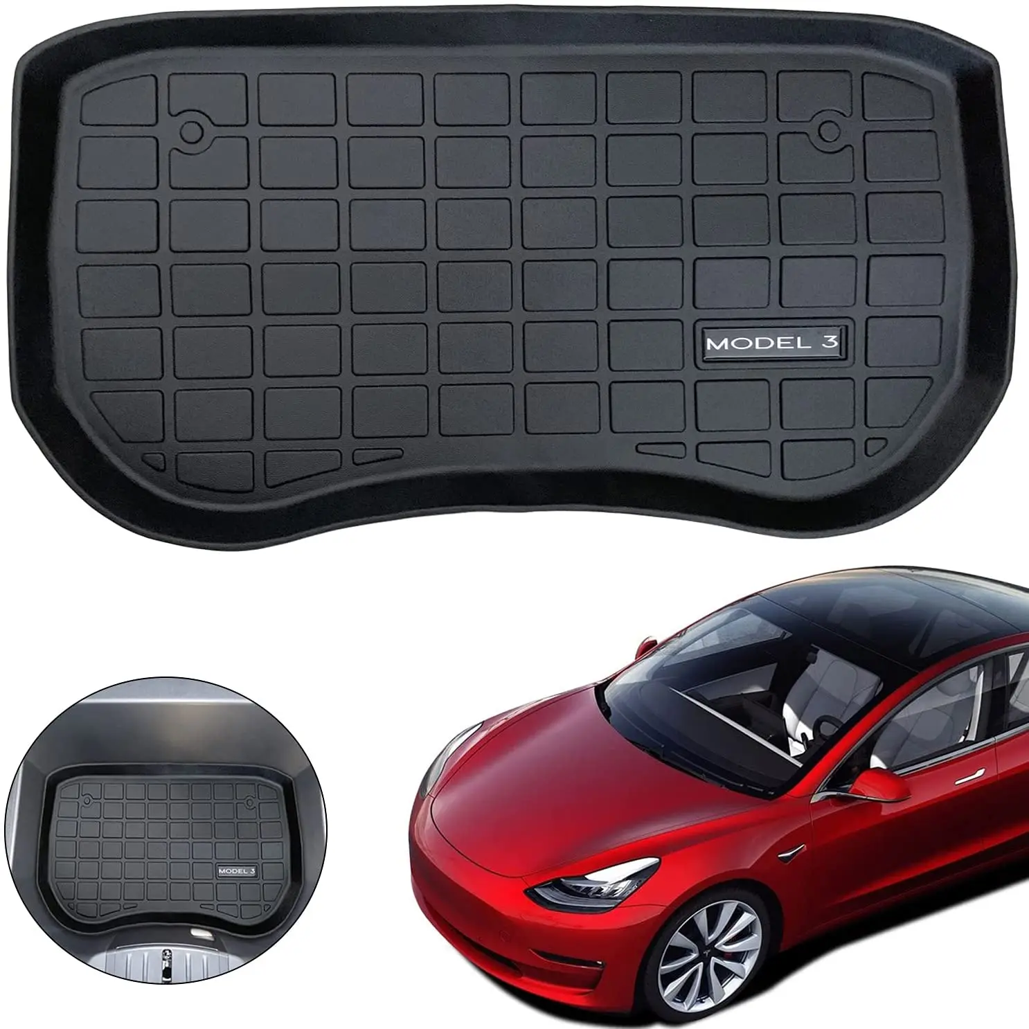 Waterproof Trunk Mats For Tesla Model 3 2017-2022 Custom Car Rear Trunk Storage Mat Cargo Tray Trunk Protective Pads Mat
Waterproof Trunk Mats For Tesla Model 3 2017-2022 Custom Car Rear Trunk Storage Mat Cargo Tray Trunk Protective Pads Mat