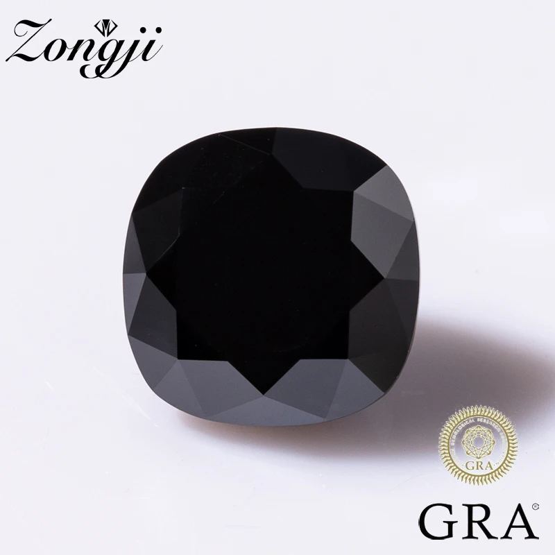 

Лабораторный Алмазный тестер ZONGJI с черными драгоценными камнями 0,5 ~ карат, с сертификатом GRA, Изящные Ювелирные украшения