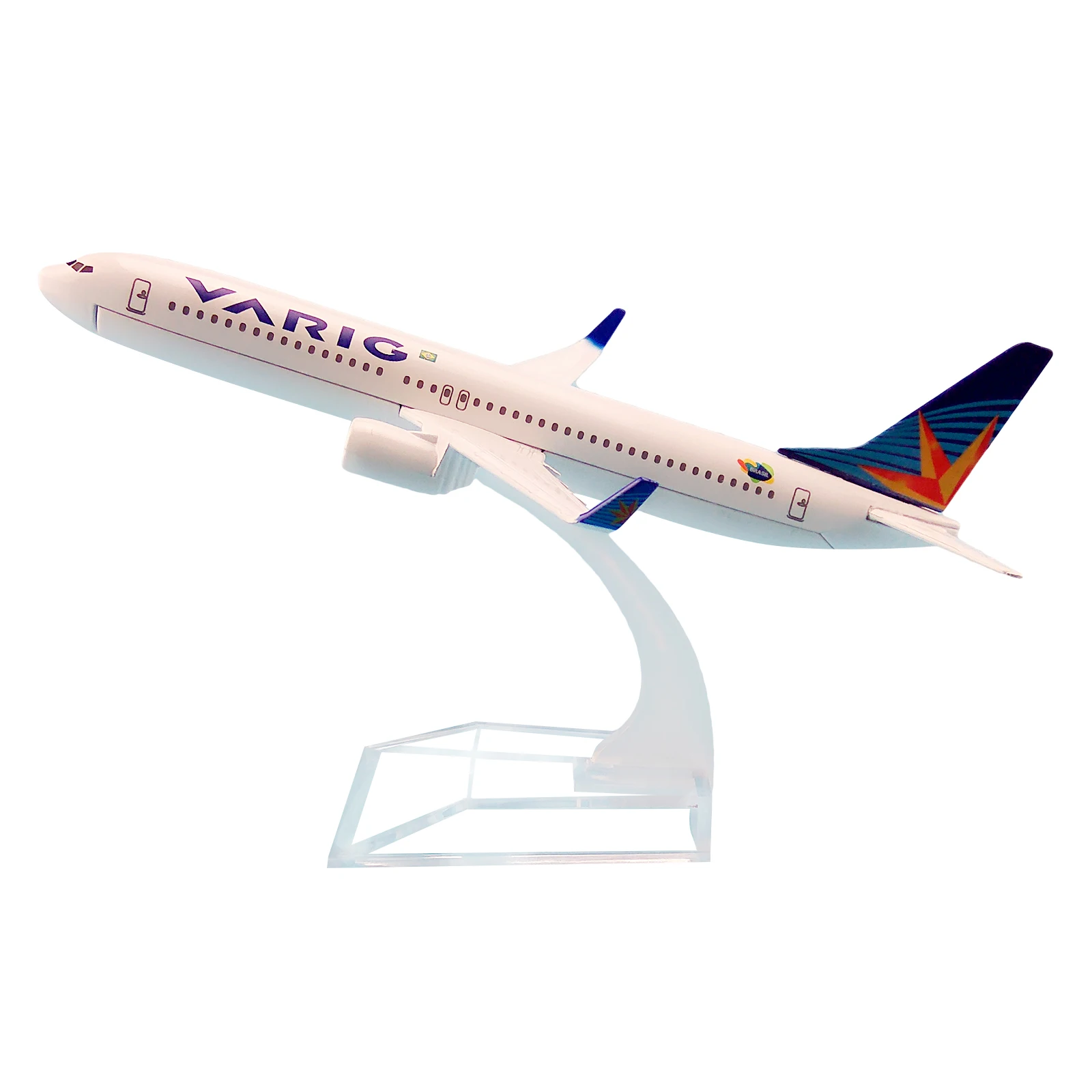 16cm Alloy Metal Air Brazil VARIG B737 Airlines Airplane Model VARIG Boeing 737 Airways Plane Model Stand Aircraft Kids Gifts
16cm Alloy Metal Air Brazil VARIG B737 Airlines Airplane Model VARIG Boeing 737 Airways Plane Model Stand Aircraft Kids Gifts