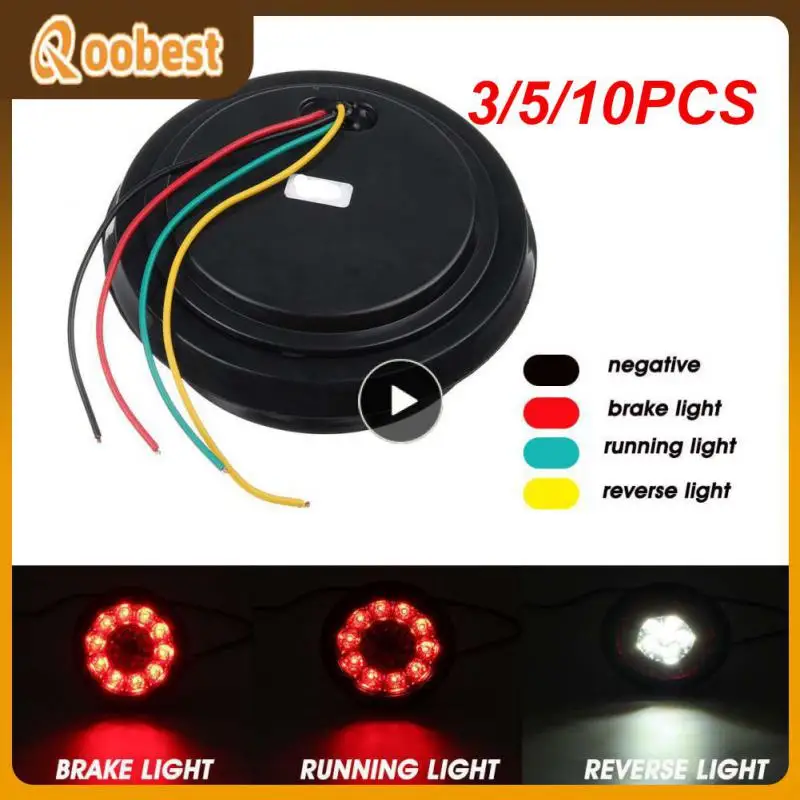 3/5/10PCS 16led Waterproof Reverse Turn Signal Lamp Multifunctional Car Round Led Taillights Universal
3/5/10PCS 16led Waterproof Reverse Turn Signal Lamp Multifunctional Car Round Led Taillights Universal