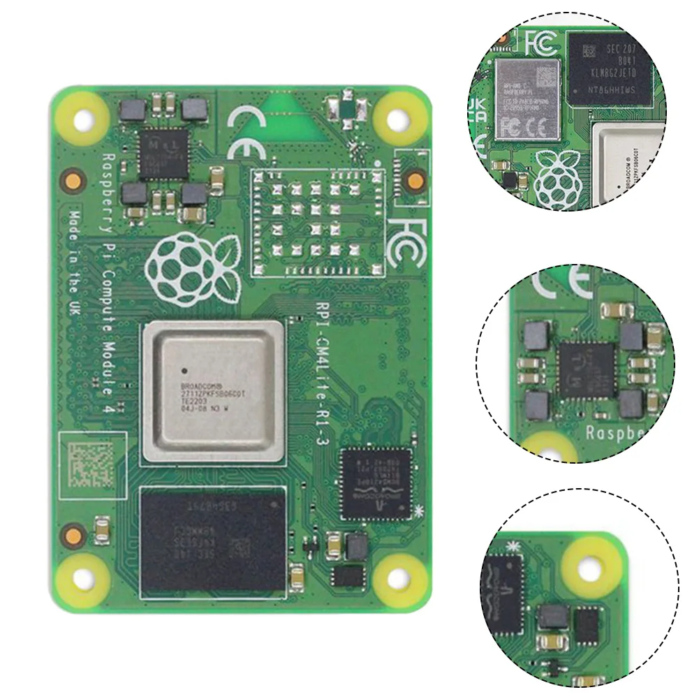 CM4001000 Computer Module 4 Computing Module Bluetooth-compatible WIFI Core Board CM4 Quad-core Cortex A72 64-bit Processor
CM4001000 Computer Module 4 Computing Module Bluetooth-compatible WIFI Core Board CM4 Quad-core Cortex A72 64-bit Processor