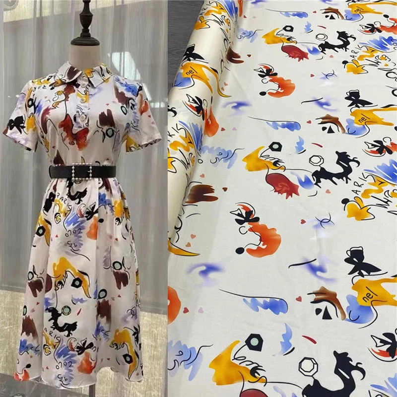 Star Counter with The Same Print Stretch Double Joe Silk Fabric High-end Dress Shirt Fashion Sewing Accessories Div Fabric SLIK
Star Counter with The Same Print Stretch Double Joe Silk Fabric High-end Dress Shirt Fashion Sewing Accessories Div Fabric SLIK