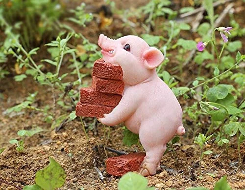 Fashion Amusing Mini Pig Moving Bricks Statue Figurine Ornament Fairy Garden Bookshelves Flowerpots Decor
Fashion Amusing Mini Pig Moving Bricks Statue Figurine Ornament Fairy Garden Bookshelves Flowerpots Decor
