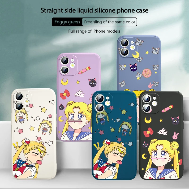 Naughty Sailor Moon For Apple iPhone 13 12 mini XS XR SE 11 8 7 6 2020 Pro Max Plus Liquid Silicone Soft Phone Case
Naughty Sailor Moon For Apple iPhone 13 12 mini XS XR SE 11 8 7 6 2020 Pro Max Plus Liquid Silicone Soft Phone Case