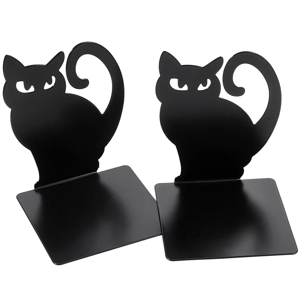 2 Pcs Metal Stand Black Cat Bookend Multi-function Stands Heavy Load Desktop Ends Organizer Holders Student
2 Pcs Metal Stand Black Cat Bookend Multi-function Stands Heavy Load Desktop Ends Organizer Holders Student