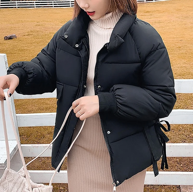 Women Winter Stand Collar Cotton Coats Pocket Zipper Button Overcoat Warm Thick Bread Jacket Solid Color Long-Sleeve Outerwear
Women Winter Stand Collar Cotton Coats Pocket Zipper Button Overcoat Warm Thick Bread Jacket Solid Color Long-Sleeve Outerwear