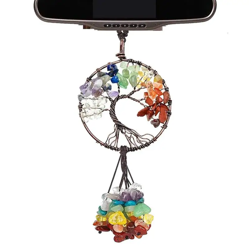 Natural Reiki 7 Crystal Stone Mineral Trees Of Life Hanging Ornaments Wall Window Car Interior Hanging Decor
Natural Reiki 7 Crystal Stone Mineral Trees Of Life Hanging Ornaments Wall Window Car Interior Hanging Decor
