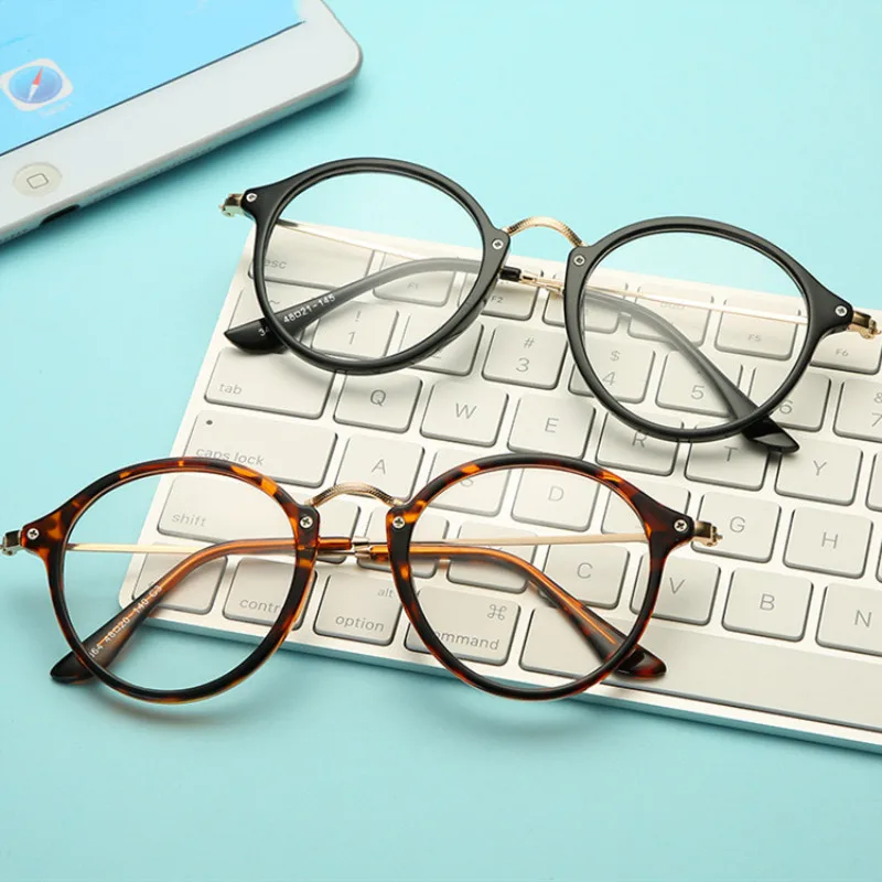 Vintage Round Metal Anti-Blue Light Eyeglasses Women Optical Computer Prescription Glasses Frame Men Myopia Eye Wear
Vintage Round Metal Anti-Blue Light Eyeglasses Women Optical Computer Prescription Glasses Frame Men Myopia Eye Wear