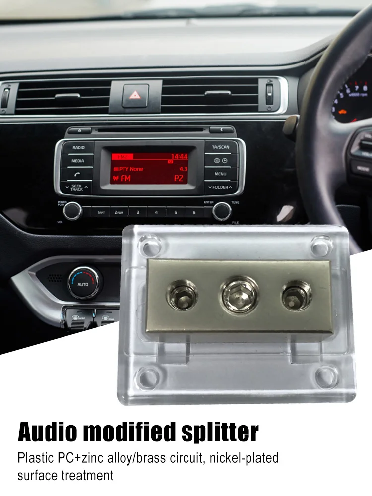 Car Audio Modification Power 2 Way Power Distribution Block Ground Cable Distributor Car Amplifier Audio Splitter Car styling
Car Audio Modification Power 2 Way Power Distribution Block Ground Cable Distributor Car Amplifier Audio Splitter Car styling