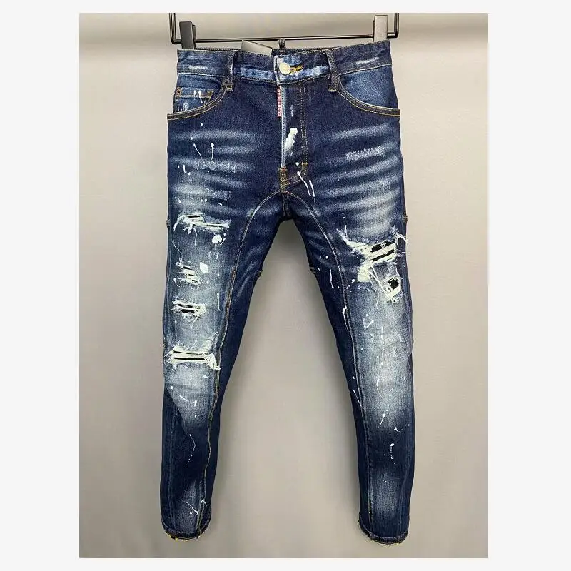2022 DSQUARED2 Men Hole Jeans Pencil Pants Motorcycle Party Casual Trousers Street Denim Clothing A512#
2022 DSQUARED2 Men Hole Jeans Pencil Pants Motorcycle Party Casual Trousers Street Denim Clothing A512#