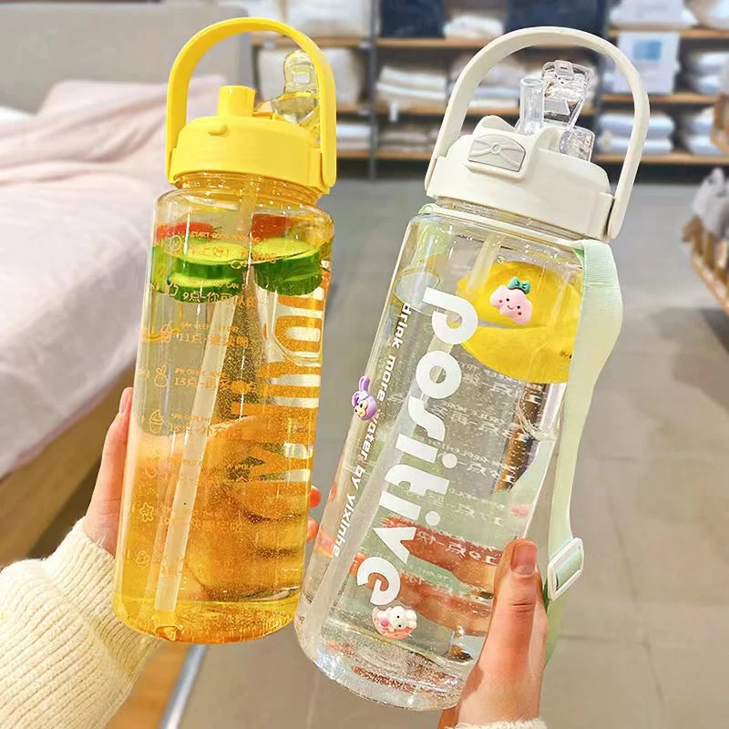 1.1/1.5/2L Sports Water Bottle Large Capacity Gym Bottle Kids Drinking Bottle with Straw Portable Water Kettle for Children Girl
1.1/1.5/2L Sports Water Bottle Large Capacity Gym Bottle Kids Drinking Bottle with Straw Portable Water Kettle for Children Girl