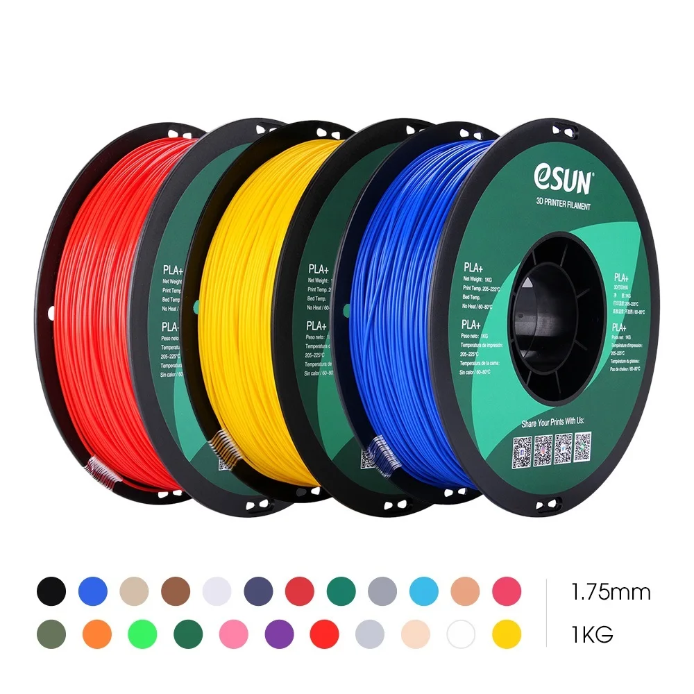 3D Printer Filament PLA+ 1.75mm Dimensional Accuracy +/- 0.03mm 1KG (2.2 LBS) Spool 3D Printing Material For 3D Printers
3D Printer Filament PLA+ 1.75mm Dimensional Accuracy +/- 0.03mm 1KG (2.2 LBS) Spool 3D Printing Material For 3D Printers