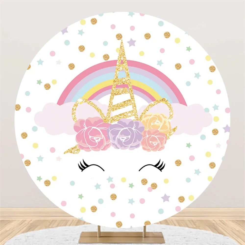 Unicorn Cute Little Girl Birthday Party Photozone Circle Backgrounds Baby Shower Photography Photo Round Backdrop Banner
Unicorn Cute Little Girl Birthday Party Photozone Circle Backgrounds Baby Shower Photography Photo Round Backdrop Banner