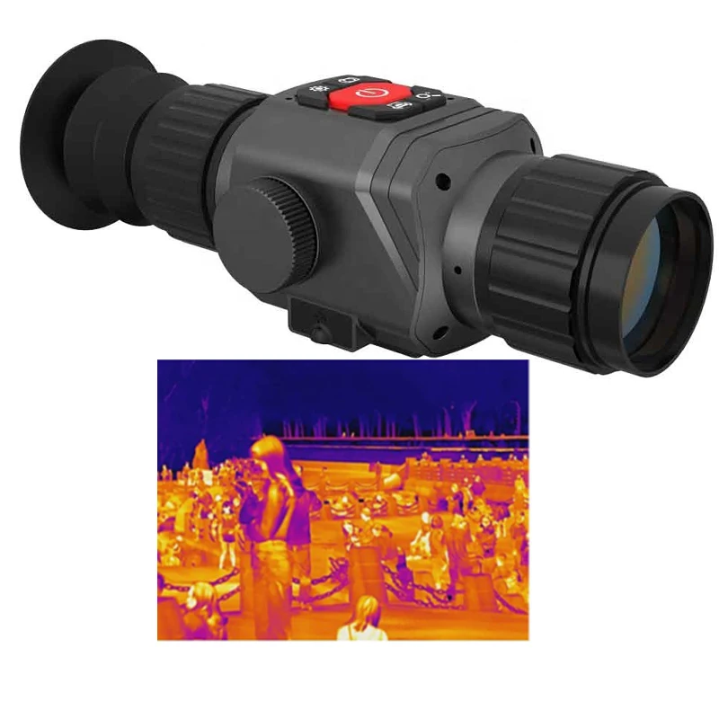 Hti 2021 New Night Vision Telescope for Hunting Thermal Imager Monocular 25/35/54/75mm Lens Ht-c8 384X288 Infrared Focal Plane
Hti 2021 New Night Vision Telescope for Hunting Thermal Imager Monocular 25/35/54/75mm Lens Ht-c8 384X288 Infrared Focal Plane