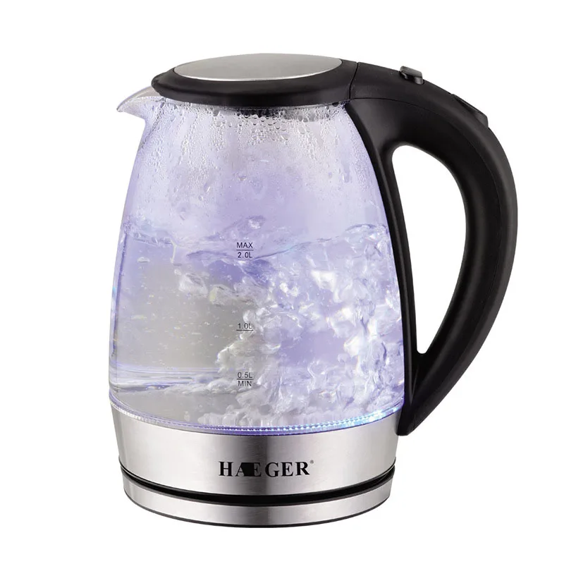 Электрический стеклянный чайник европейского стандарта, 2 л, с сисветодиодный светильник кой и основанием из нержавеющей стали, автоматиче...
Электрический стеклянный чайник европейского стандарта, 2 л, с сисветодиодный светильник кой и основанием из нержавеющей стали, автоматиче...