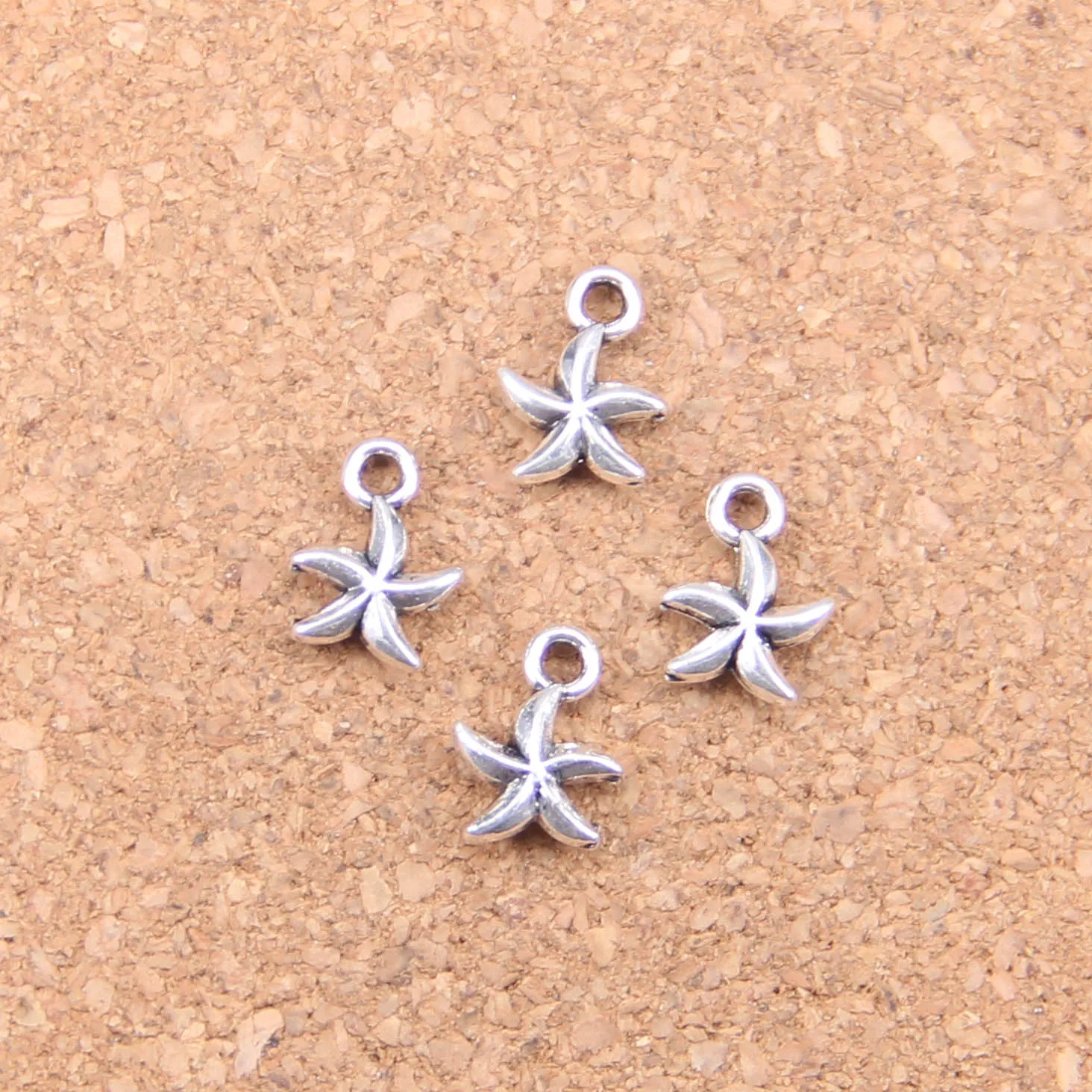 240pcs Charms double sided lovely starfish star 11x8mm Antique Pendants,Vintage Tibetan Silver Jewelry,DIY for bracelet necklace
240pcs Charms double sided lovely starfish star 11x8mm Antique Pendants,Vintage Tibetan Silver Jewelry,DIY for bracelet necklace