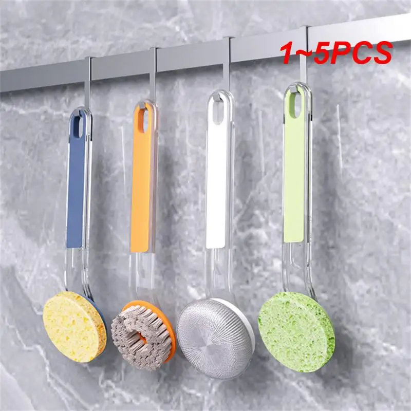 

1~5PCS Kitchen Cleaning Brush Durable Do The Washing Up Decontamination Not Dirty Hands Easy To Clean