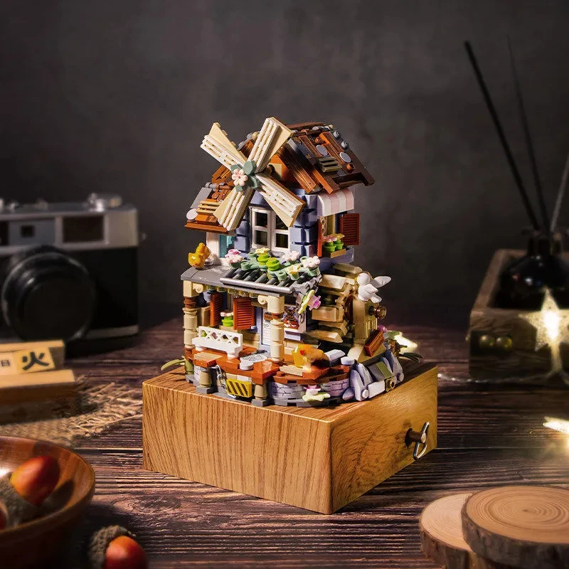 Loz Blocks Music Box Mini Blocks Classical Windmill House Small Particles Assembled Building Block Modle Toy Gift For Children
Loz Blocks Music Box Mini Blocks Classical Windmill House Small Particles Assembled Building Block Modle Toy Gift For Children