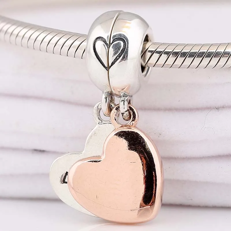 New Rose Mother And Daughter Love Heart Pendant Beads Fit 925 Sterling Silver Charm Bracelet Bangle Diy Jewelry
New Rose Mother And Daughter Love Heart Pendant Beads Fit 925 Sterling Silver Charm Bracelet Bangle Diy Jewelry